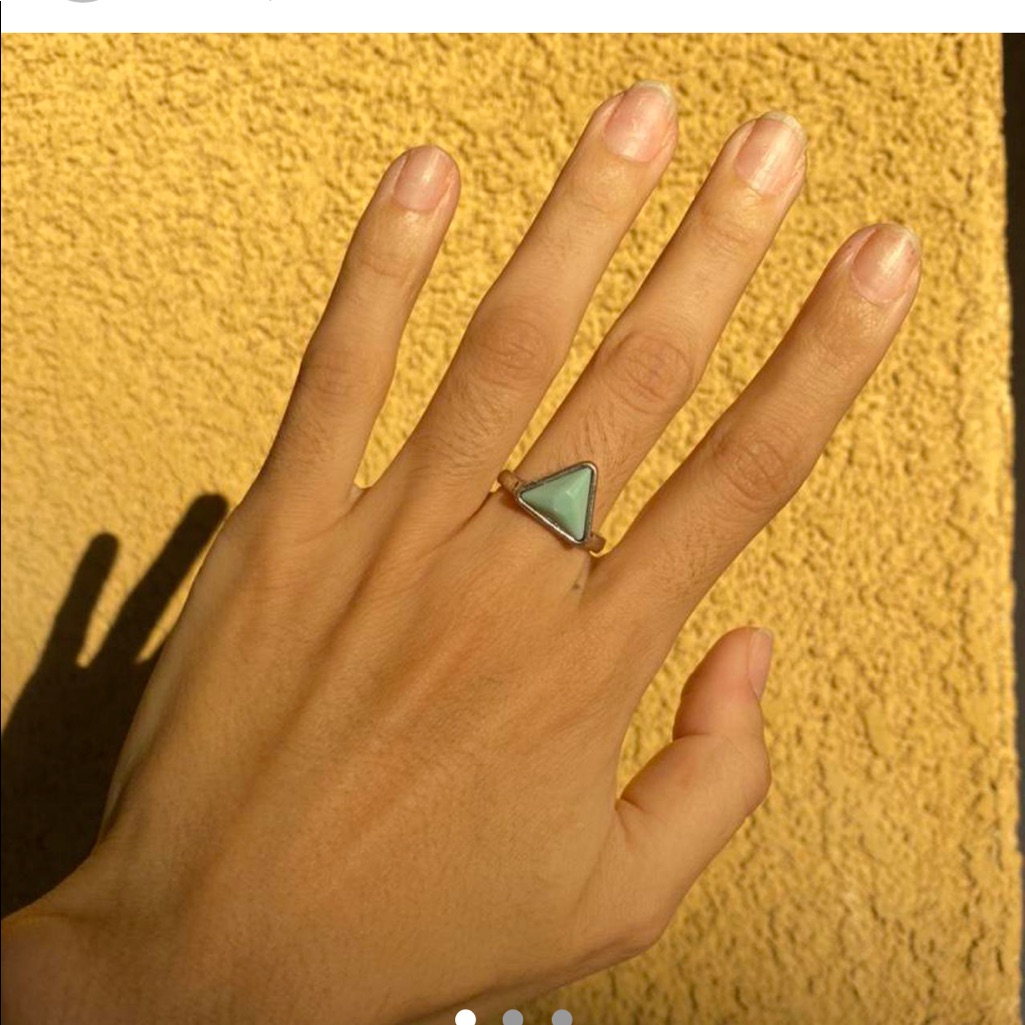 Triangle Turquoise Ring